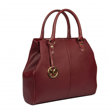 Damentasche Handtasche 002g weinrot