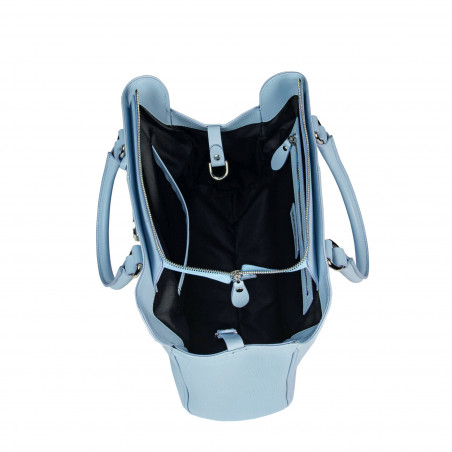 Damentasche Handtasche 002g 01 Hellblau