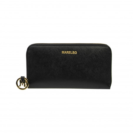 Damenportemonnaie 200g schwarz Saffiano