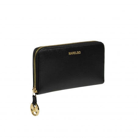 Damenportemonnaie 200g schwarz Saffiano