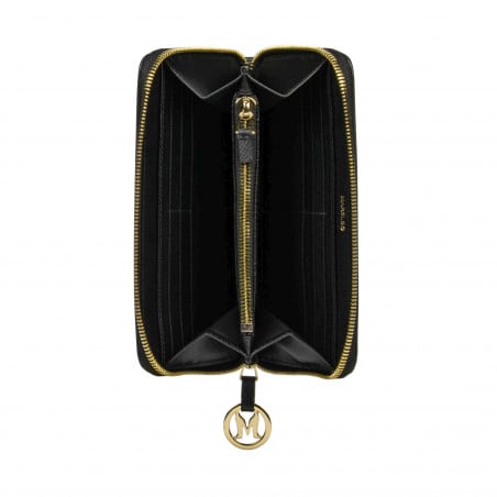Damenportemonnaie 200g schwarz Saffiano