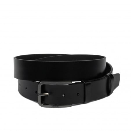 Herren Gürtel 65b glänzend schwarz