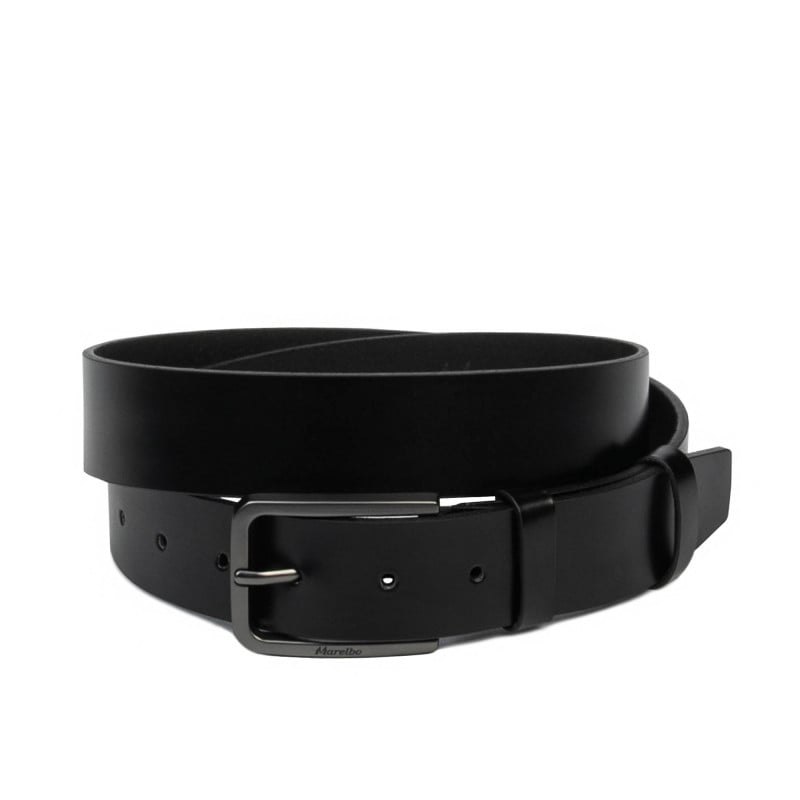 Herren Gürtel 65b glänzend schwarz