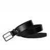 Herren Gürtel 65b glänzend schwarz