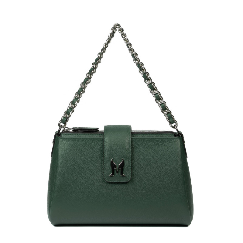 Damen-Umhängetasche 003g 01 biz grün+mehrfarbig