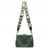 Damen Schultertasche 003g Biz Grün+Multicolor