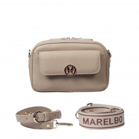 Damenschultertasche 014g beige