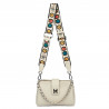 Schultertasche für Damen 003g 01 beige Latte