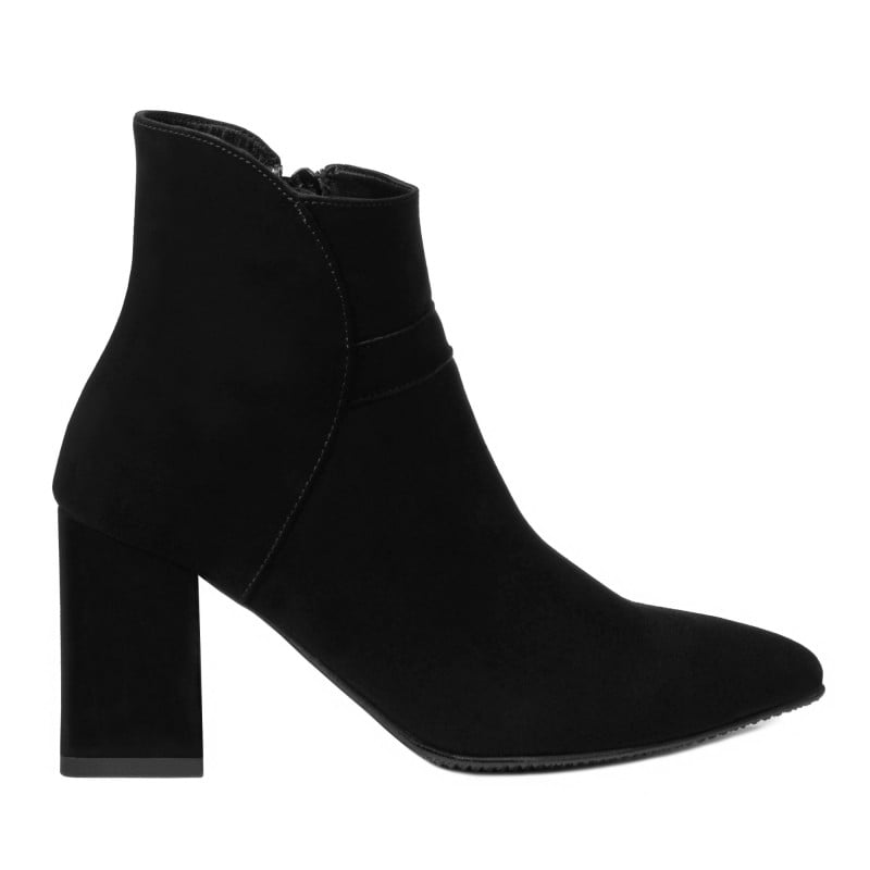 Damenstiefel 1191 schwarz Antilope