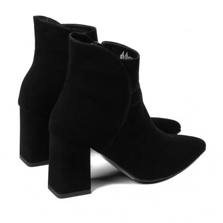 Damenstiefel 1191 schwarz Antilope
