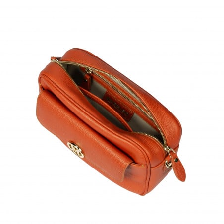 Damen Schultertasche 014g orange