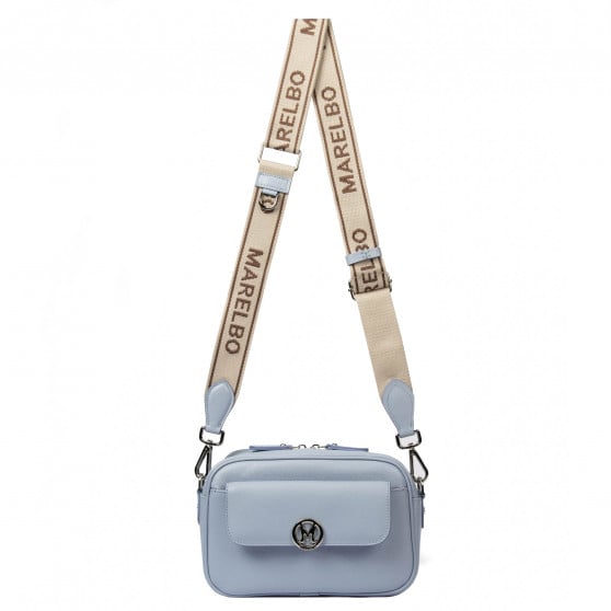 Damentasche Schultertasche 014g 01 blau Kaviar Damentasche Schultertasche 014g 01 blau Kaviar