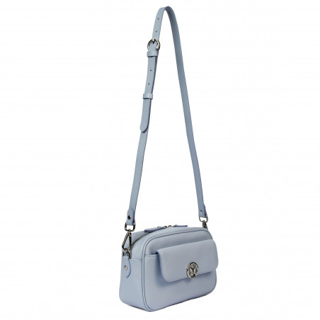 Damentasche Schultertasche 014g 01 blau Kaviar