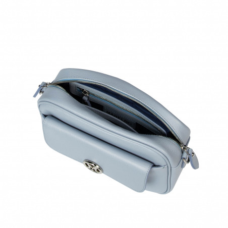 Damentasche Schultertasche 014g 01 blau Kaviar