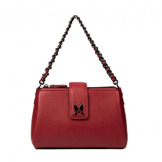 Damenschultertasche 003g 02 biz rot Damenschultertasche 003g 02 biz rot