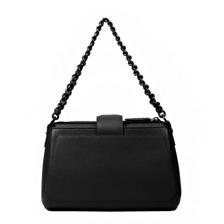 Damentasche Schultertasche 003g 02 biz schwarz