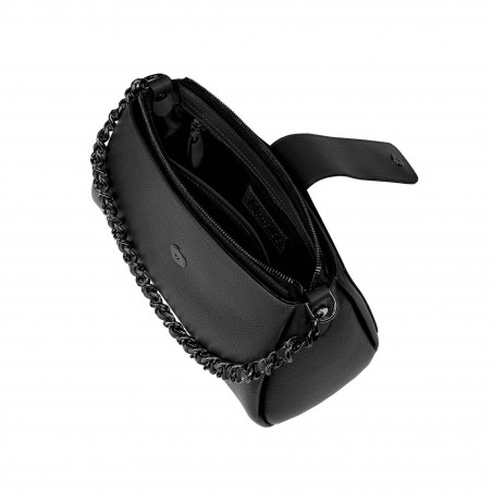 Damentasche Schultertasche 003g 02 biz schwarz