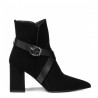 Damenstiefeletten 1192 schwarz Antilope