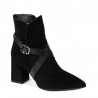 Damenstiefeletten 1192 schwarz Antilope