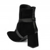 Damenstiefeletten 1192 schwarz Antilope