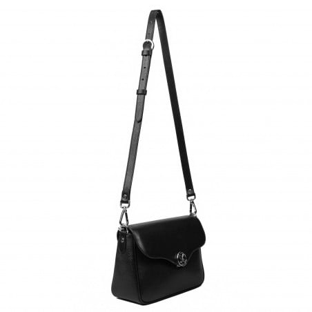 Damentasche Schultertasche 015g 01 schwarz