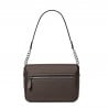 Damentasche Schultertasche 015g 01 braun kombiniert