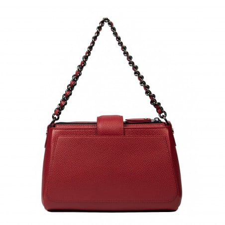 Damenschultertasche 003g 02 biz rot