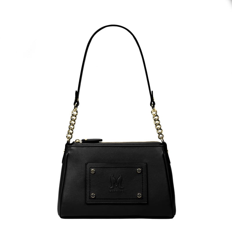 Damentasche Schultertasche 016g schwarz