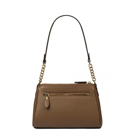 Damen-Umhängetasche 016g Cognac Braun