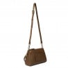 Damen-Umhängetasche 016g Cognac Braun