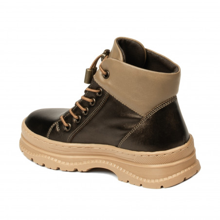 Kinderstiefel 3030 kombinierte Bronze