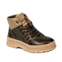Kinderstiefel 3030 kombinierte Bronze