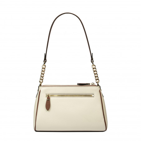Damen-Umhängetasche 016g beige Latte kombiniert
