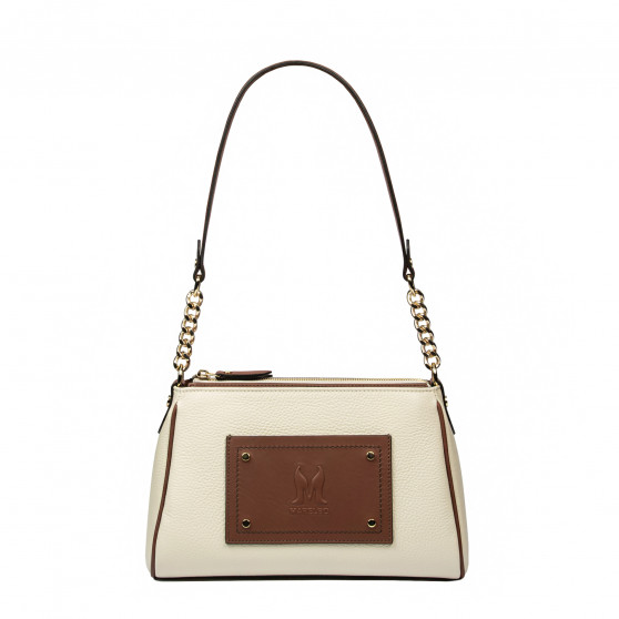 Damen-Umhängetasche 016g beige Latte kombiniert Damen-Umhängetasche 016g beige Latte kombiniert