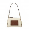 Damen-Umhängetasche 016g beige Latte kombiniert