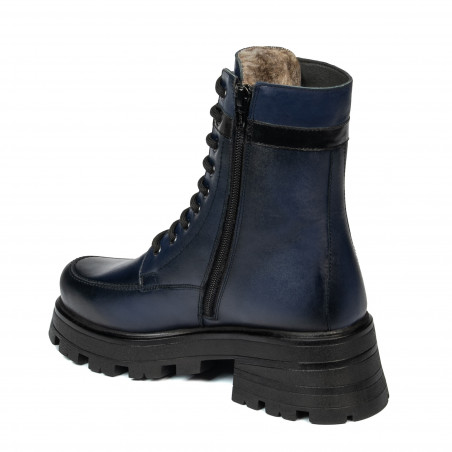 Damenstiefeletten 3386 in kombiniertem Indigo