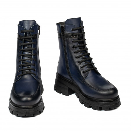 Damenstiefeletten 3386 in kombiniertem Indigo