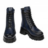 Damenstiefeletten 3386 in kombiniertem Indigo