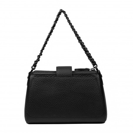 Damentasche Schultertasche 003g 02 schwarz Elefant