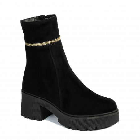 Damenstiefeletten 3388 schwarzes Bufo