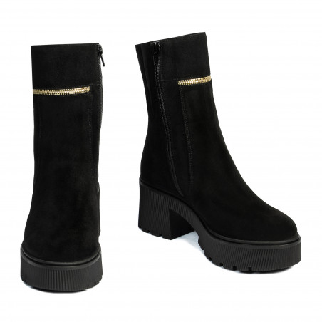 Damenstiefeletten 3388 schwarzes Bufo