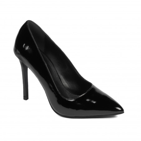 Elegante Damenschuhe 1299 Lack Schwarz