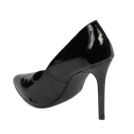 Elegante Damenschuhe 1299 Lack Schwarz