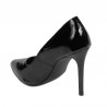 Elegante Damenschuhe 1299 Lack Schwarz