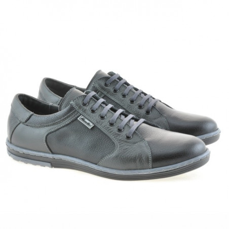Herren-Sportschuhe 869 schwarz+grau