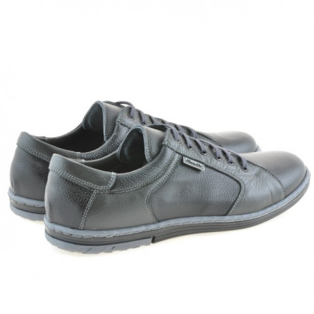 Herren-Sportschuhe 869 schwarz+grau