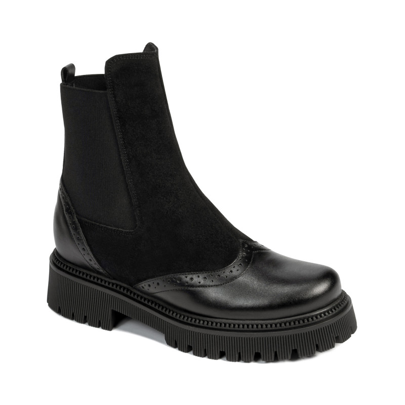Damenschuhe 3390 schwarz kombiniert