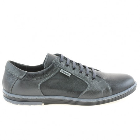 Herren-Sportschuhe 869 schwarz+grau
