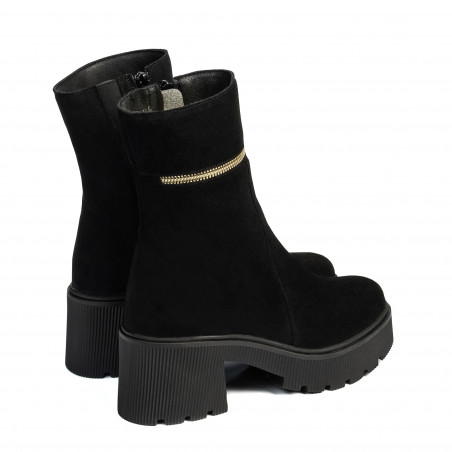 Damenstiefeletten 3388 schwarzes Bufo