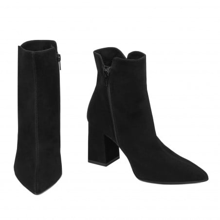Damenstiefel 1193 Schwarz Antilope